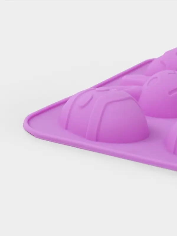 Форма для шоколада Доляна &laquo;Кролики&raquo;, силикон, 23&times;15&times;2 см, 12 ячеек, сиреневая