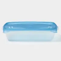 Набор контейнеров для хранения еды Darel plastic &laquo;Трио&raquo;, 3 шт., 700 мл, пластик, прозрачный, крышка МИКС