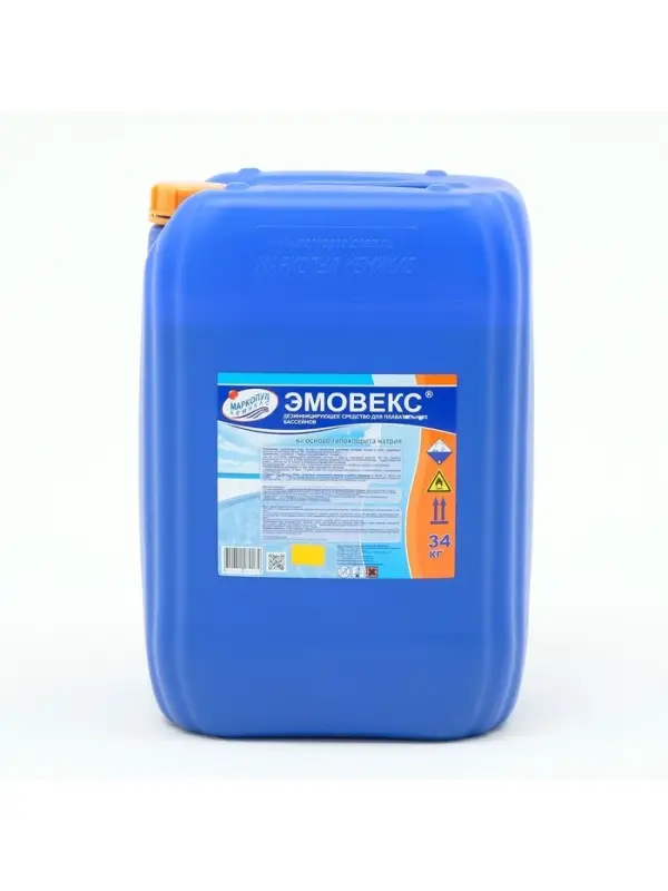 Жидкий хлор для дезинфекции воды &laquo;Эмовекс&raquo;, 34 кг