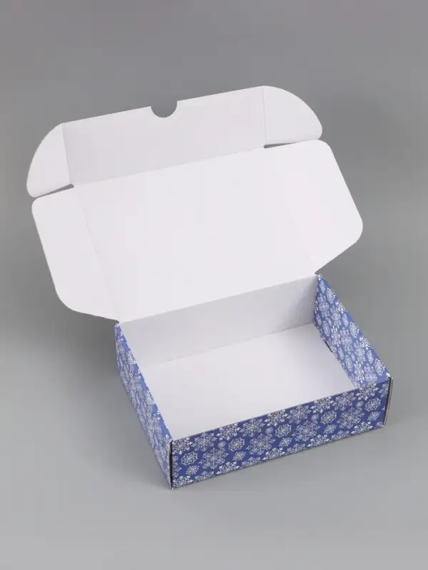 Коробка подарочная, самосборная &laquo;Счастья в Новом году&raquo;,30.7&times;22&times;9.5 см