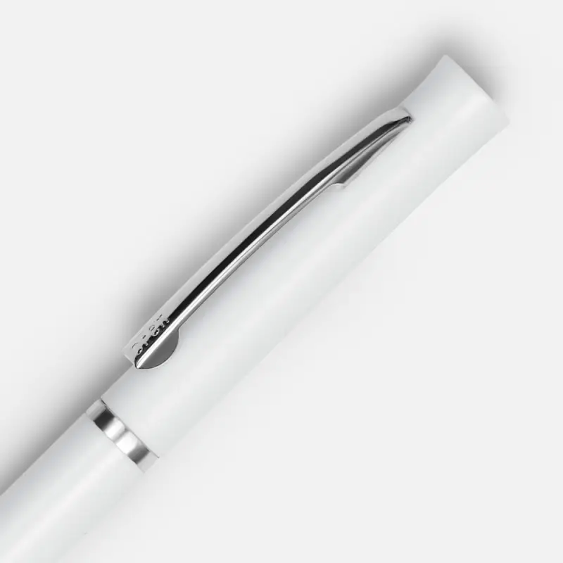 Ручка шариковая Euro Chrome, белая