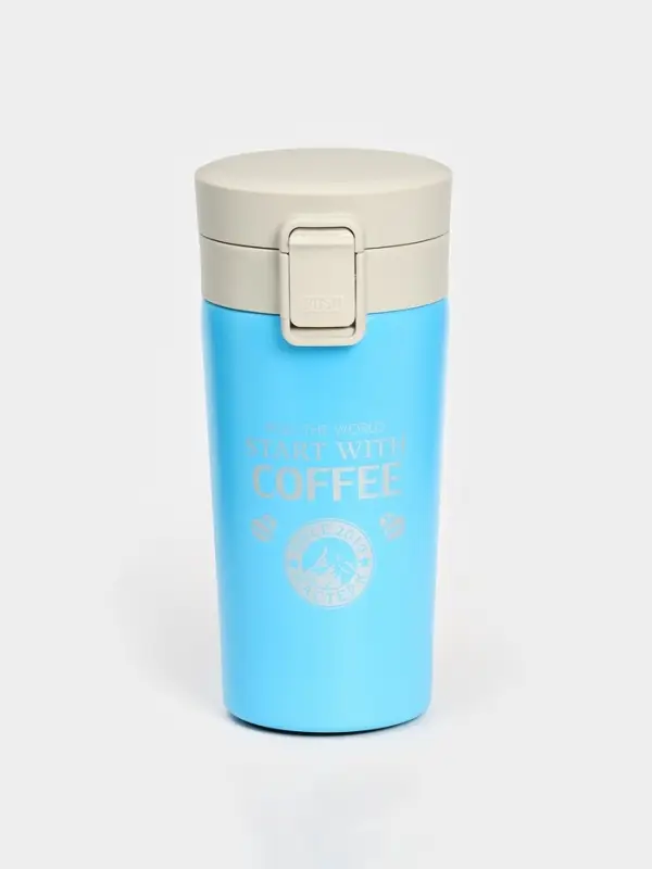 Термокружка Coffee, 380 мл, сохраняет тепло 8 ч, с ситечком