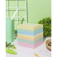 Блок для записей запасной 8х8х8, 5 цветов 80 г