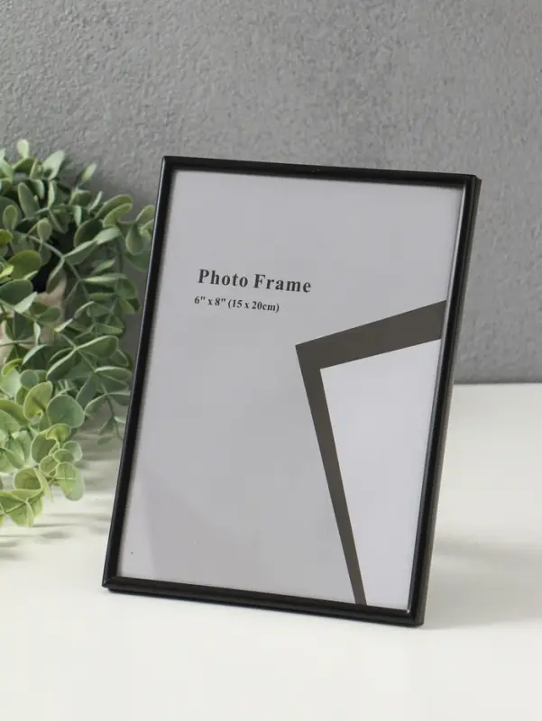 Фоторамка металл на 1 фото 15х20 см Фоторамка металл на 1 фото 15х20 см "Классик" чёрная 1,5х15,8х20,8 см