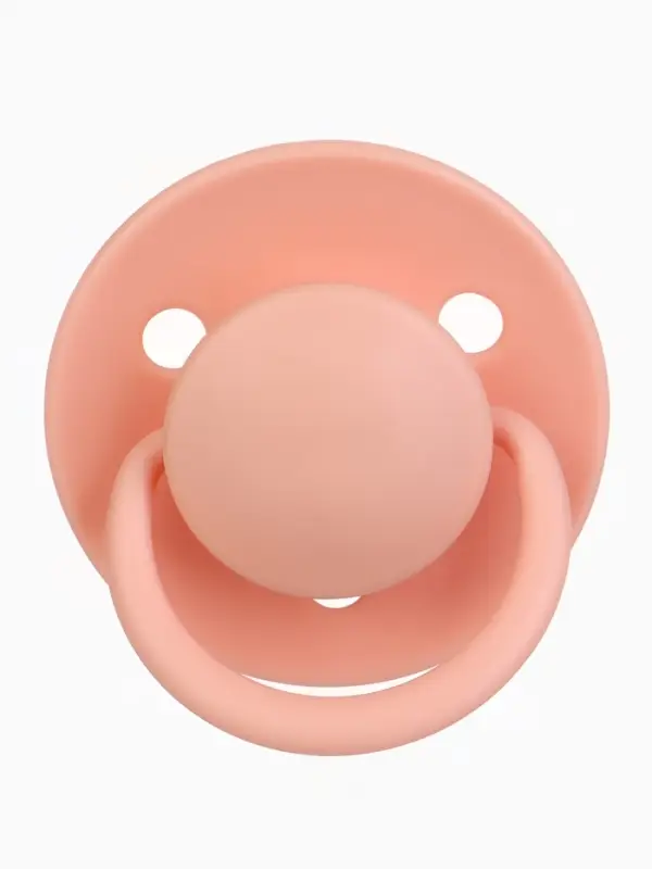 Набор классических пустышек, 2 шт., латекс, нюд/персиковый, в контейнере, от 6 мес., M&B Набор классических пустышек, 2 шт., латекс, нюд/персиковый, в контейнере, от 6 мес., M&B