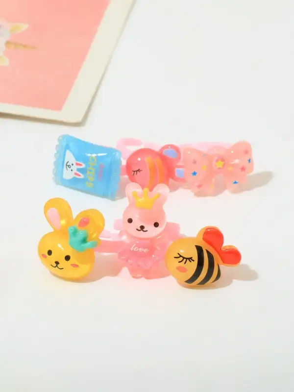 Кольцо &laquo;Выбражулька. Игрушки&raquo;, форма МИКС, цвет МИКС, безразмерное