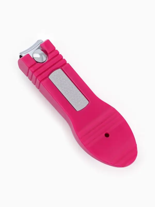 Кусачки книпсер педикюрные, с пилкой, 7 см, МИКС