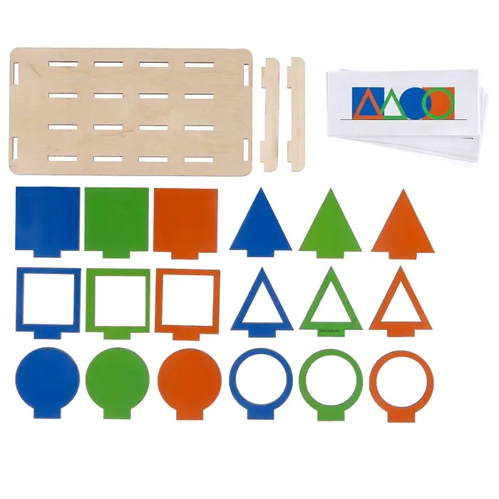 Головоломка Лесная мастерская &laquo;Повтори по образцу.Фигуры&raquo;