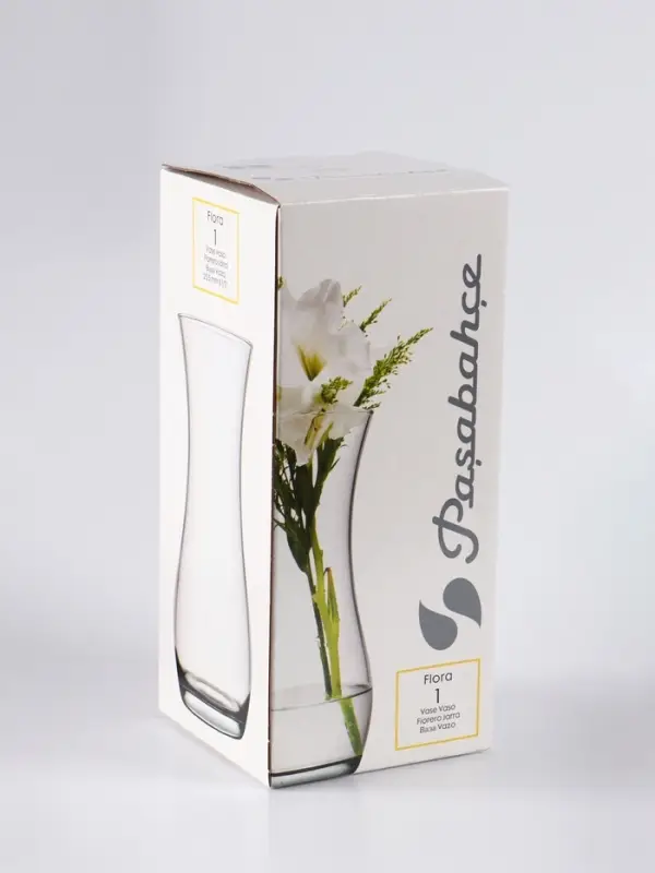 Ваза &laquo;Прованс&raquo;, h=26 см, стекло, чёрная