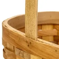 Корзина плетеная 22 х 15,5 х 12 см ручка h=13 см секвойя Корзина плетеная 22 х 15,5 х 12 см ручка h=13 см секвойя