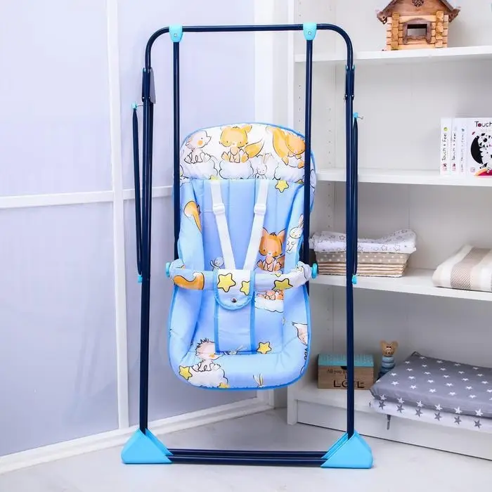 Качели детские напольные &laquo;Ветерок-Люкс&raquo;, синий, МИКС