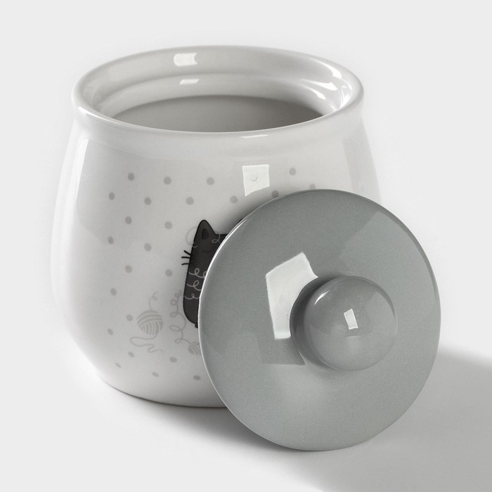 Набор сервировочный Доляна «Уютные коты», 2 предмета: молочник 270 мл, сахарница 310 мл Набор сервировочный Доляна «Уютные коты», 2 предмета: молочник 270 мл, сахарница 310 мл