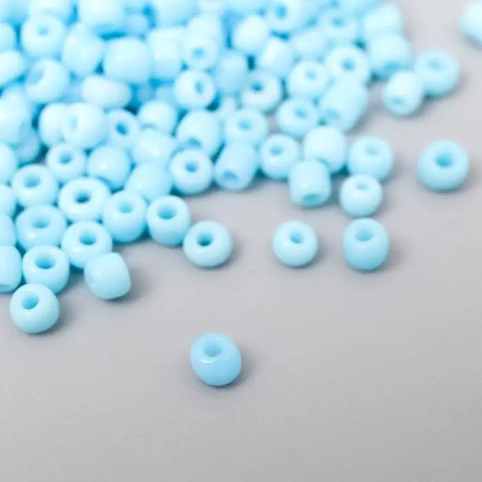 Бисер круглый 12/0 в бутылочке  Бисер круглый 12/0 в бутылочке "Небесный" 20 гр