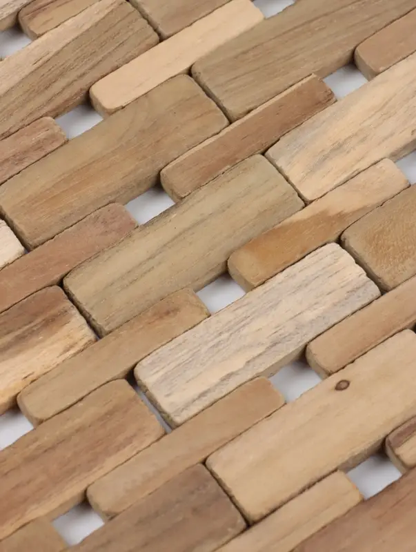 Коврик из тикового дерева, 40&times;30&times;0.7 см