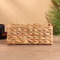 Корзина плетеная 24x12x10 см, водный гиацинт