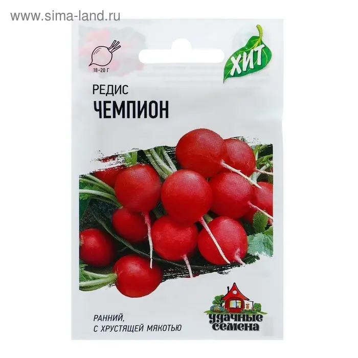 Семена Редис Семена Редис "Чемпион", ц/п, 2 г