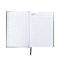 Ежедневник недатир А5 160л Небраска черный