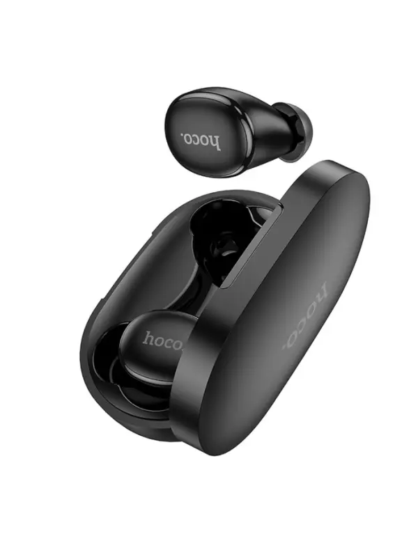 Наушники беспроводные Hoco E11, TWS, вакуумные, Bluetooth 5.1, 40/300 мАч, шумоподавление, чёрные