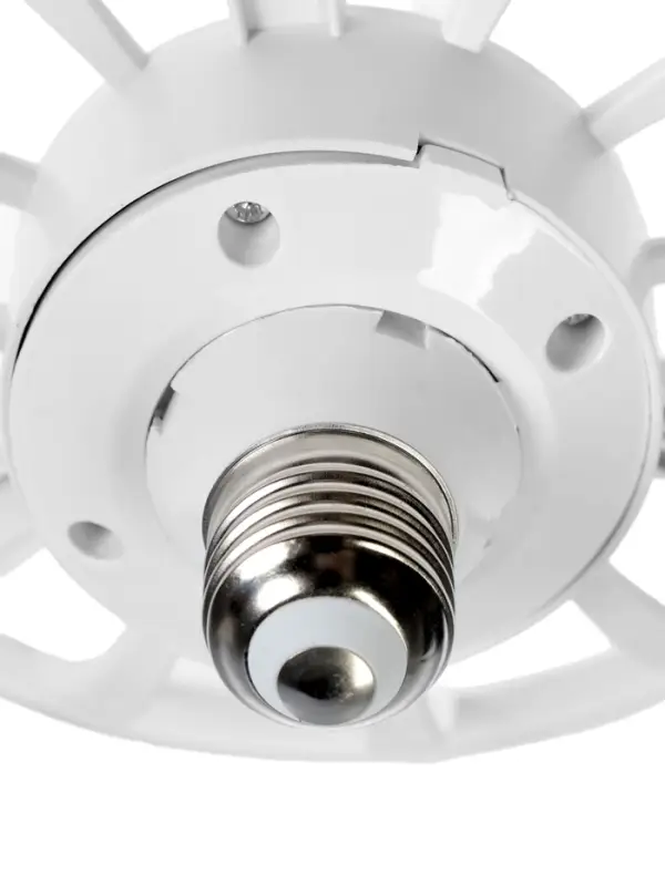 Светильник - вентилятор с пультом VKL electric FL-01, Е27, 24 Вт, 23&times;12 см, белый