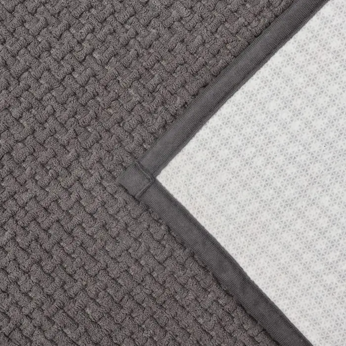 Коврик для ванной и туалета SAVANNA, полиэстер, 80&times;50 см, серый