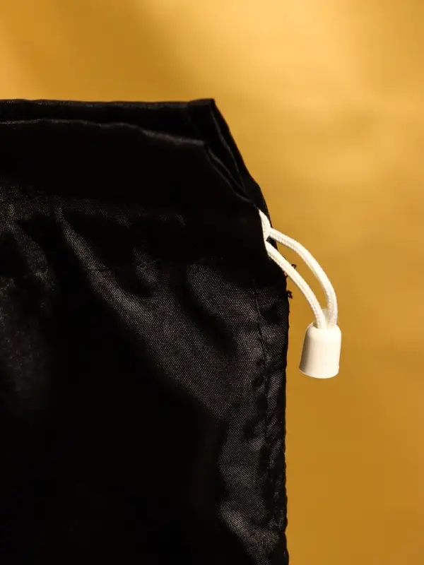 Сумка плетёная из пандана, 29×17×42 см, бежево-чёрная