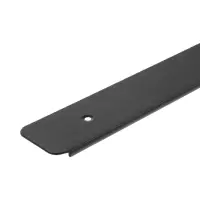 Планка для столешницы торцевая CAPPIO, 38 мм, цвет черный, набор 2 шт