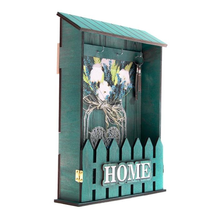 Ключница настенная «Home», баночка, 22,5 х 30,5 х 5,7 см. Ключница настенная «Home», баночка, 22,5 х 30,5 х 5,7 см.