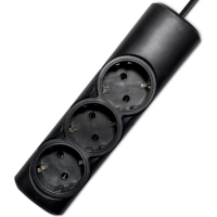 Удлинитель PROGIX PG324 3р/3м/3,5кВт/16А заземление, черный, КГ-ХЛ 3х1.5