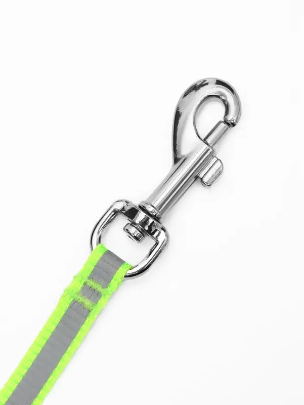 Рулетка &laquo;Пижон&raquo;, 3 м, до 15 кг, трос, светоотражающая, прорезиненная ручка, зелёная