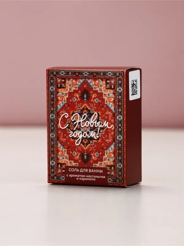 Чистое счастье Соль для ванны "Ковер", 100 г, карамель
