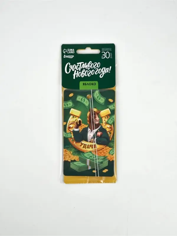 Ароматизатор бумажный «Подкова на удачу», яблоко Ароматизатор бумажный «Подкова на удачу», яблоко