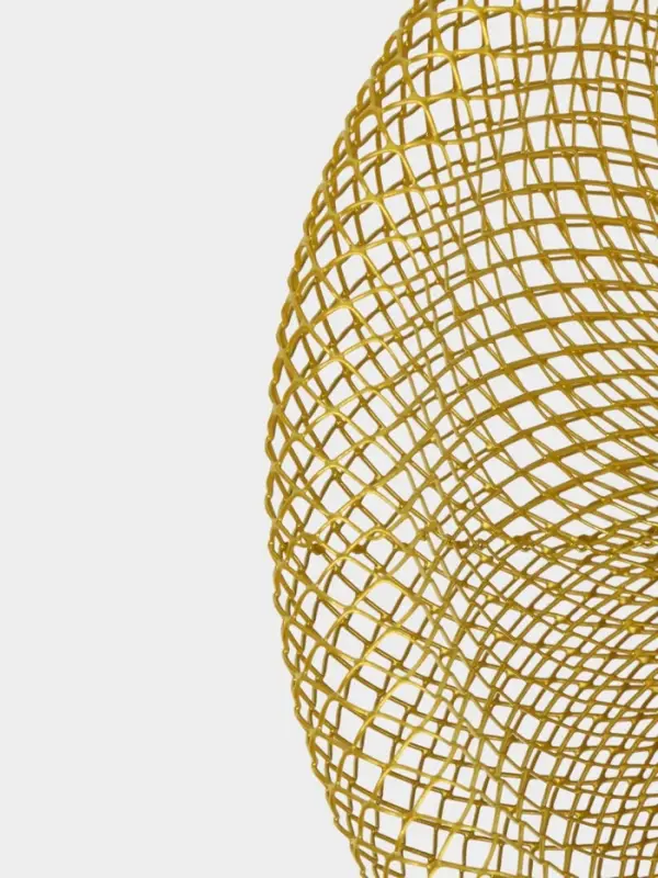 Ваза для фруктов &laquo;Сплетение&raquo;, 25&times;25&times;10, жесть, цвет бронза