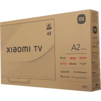 Телевизор Xiaomi Mi LED TV А2, 43", 3840x2160, DVB-T2/C/S2, HDMI 3, USB 2, Smart TV, черный