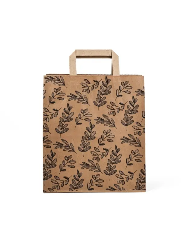 Пакет подарочный крафтовый «Эко», 24 х 28 х 14 см