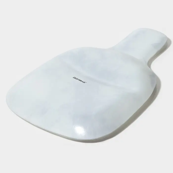 Менажница Доляна &laquo;Марбл белый&raquo;, 2 секции, 27&times;18&times;2 см, стекло, серая