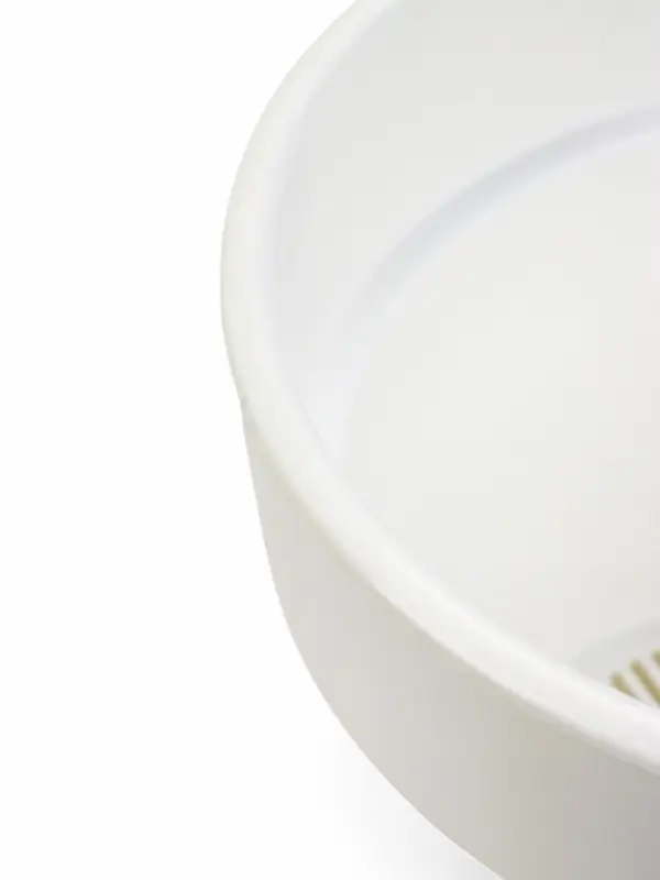 Кашпо со вставкой  Кашпо со вставкой "Порто" 3,5л, D20 см, h-19 см, цвет белый