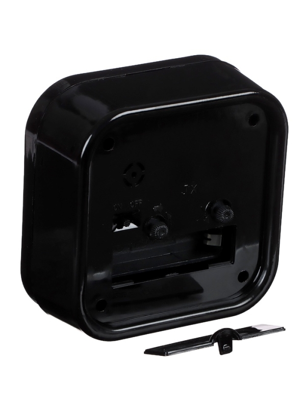 Часы будильник настольные, на батарейках, 9.7 х 4 см, циферблат 8.5 х 8.5 см Часы будильник настольные, на батарейках, 9.7 х 4 см, циферблат 8.5 х 8.5 см