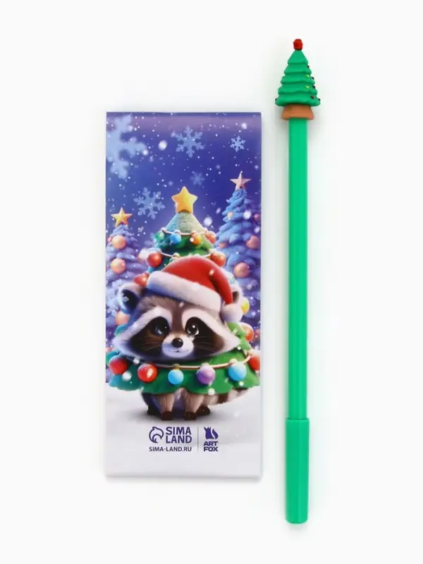 Подарочный набор «Чудес в новом году», блокнот и фигурная ручка