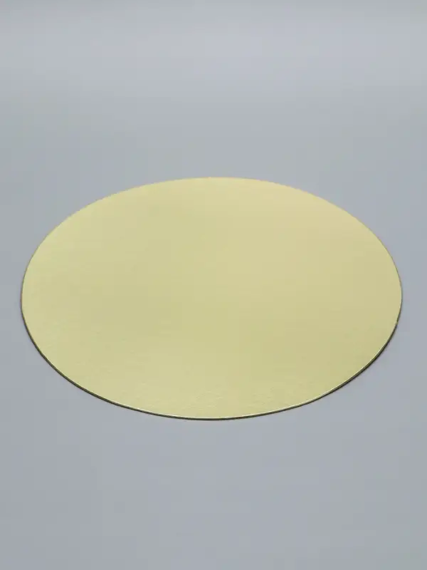 Подложка кондитерская, золотая 22 см - Набор 5 шт.