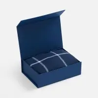 Коробка складная Claret, темно-синяя