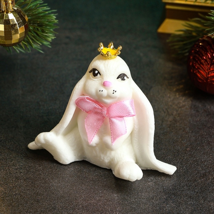 Фигурное мыло Фигурное мыло "Милый зайчик" белый, 95гр