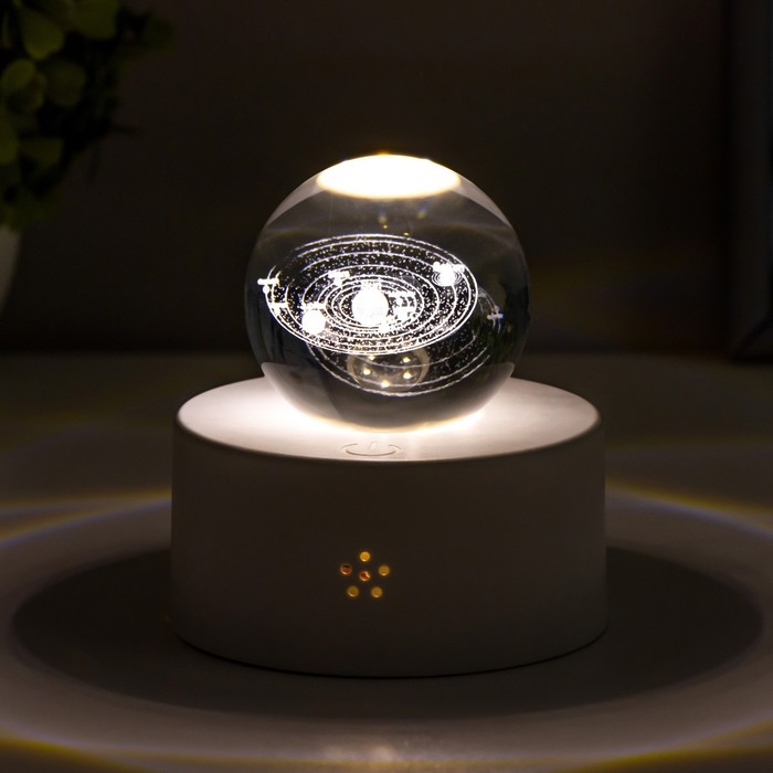 Ночник Звездная система LED USB 10х9х9 см RISALUX