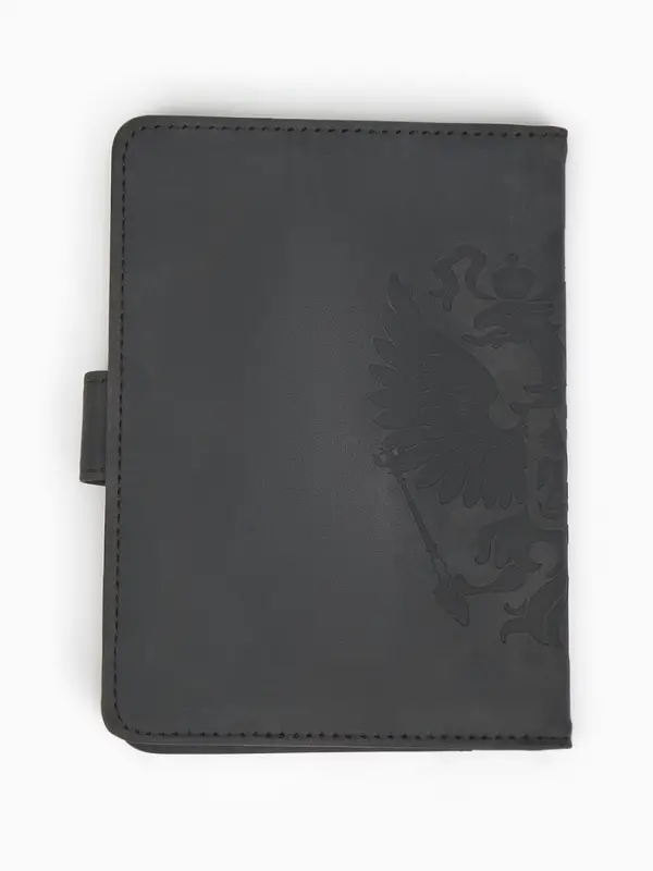 Обложка на паспорт с магнитным держателем &laquo;Герб&raquo;, искусственная кожа