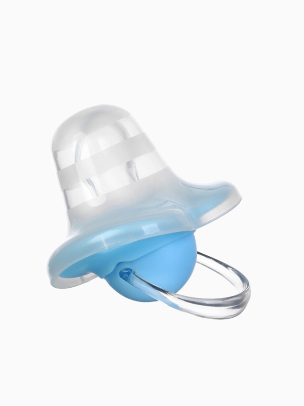 Соска-пустышка ортодонтическая, силикон, от 6 мес., с колпачком, цвет голубой микс Соска-пустышка ортодонтическая, силикон, от 6 мес., с колпачком, цвет голубой микс