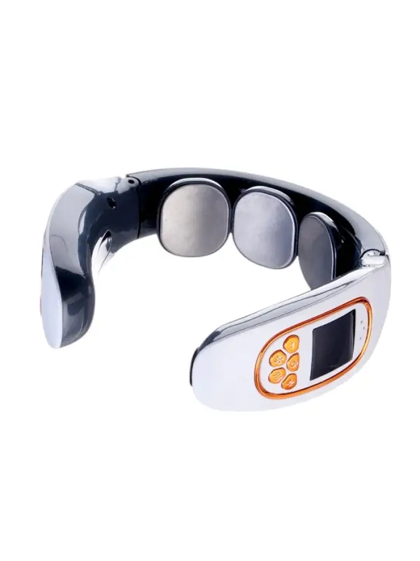 Массажёр для шеи Luazon LEM-50, 4 Вт, 4 режима, USB, от АКБ, белый