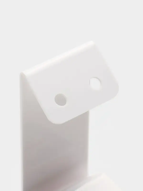 Подставка под серьги, кольцо, 4&times;5&times;9 см, толщина 1.5 мм, белая