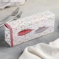 Блюдо сервировочное &laquo;Птички на листочке&raquo;, 21&times;8&times;5 см, керамика, розовое