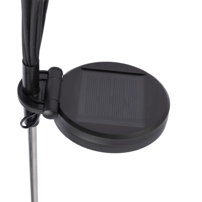 Садовый светильник на солнечной батарее «Шарики», 68 см, 10 LED, свечение мульти