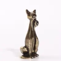 Фигурка декоративная &laquo;Кот и кошка&raquo;, металл, 2&times;1.4&times;4.3 см