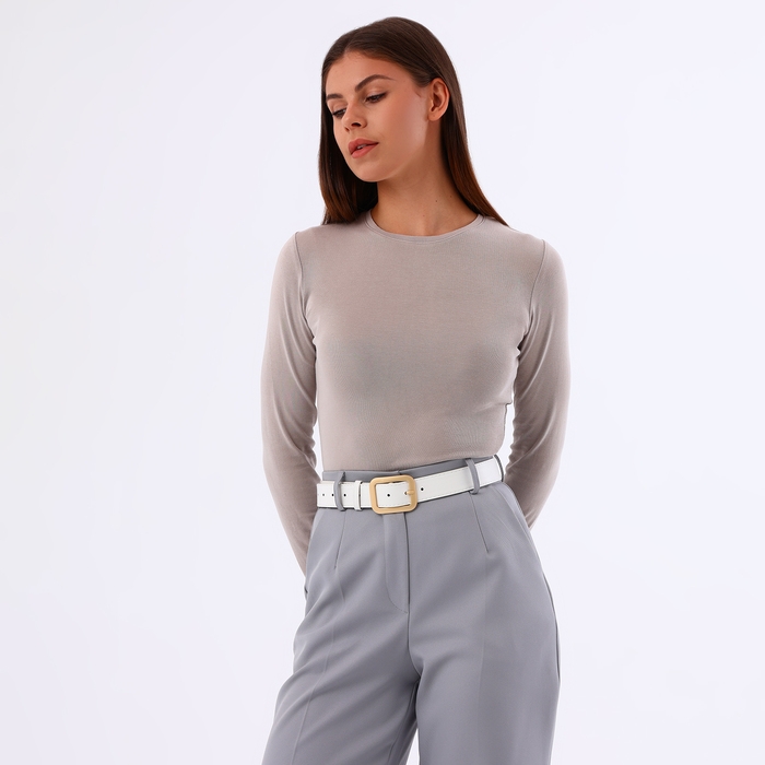 Ремень женский, ширина 3,5 см, цвет белый Ремень женский, ширина 3,5 см, цвет белый